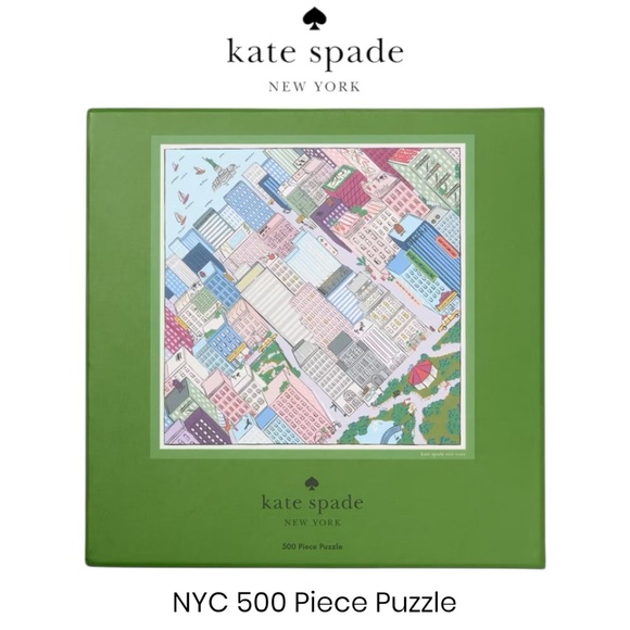 NWT Kate Spade New York City Puzzle - Picture 1 of 8